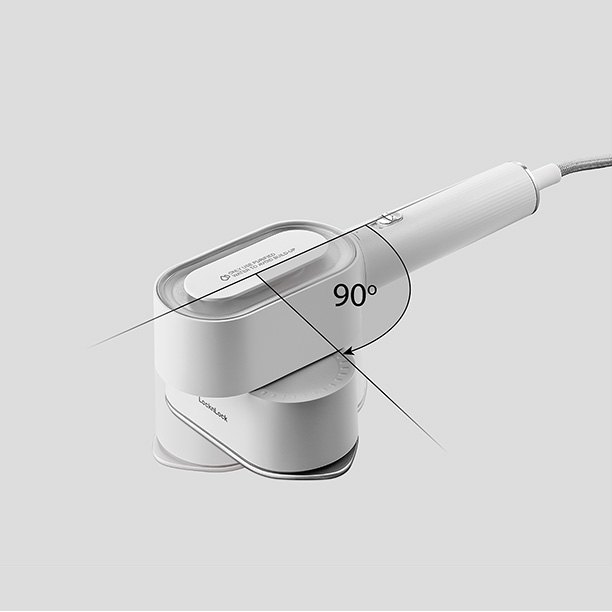 Bàn Ủi Hơi Nước Locknlock Rotating Steam Iron 220240V, 5060Hz, 10001200W, 80ml Màu Trắng - ENI282WHT, , large image number 5